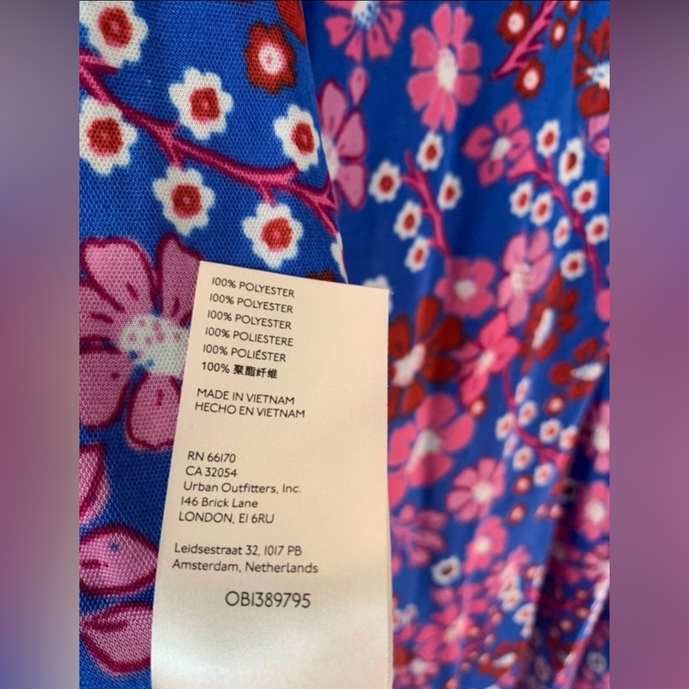 Free People satiny dress. NWT! Flirty and fun! - Picture 9 of 10